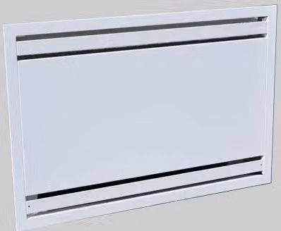 Pannello in lamiera smaltata bianca per incasso Ventilclima Vce 5060