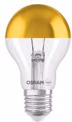 Lampadina LED Osram Retrofit Classic A Mirror COB Gold, Attacco E27, 7 W, 700 lumen, Bianco caldo, Dimmerabile