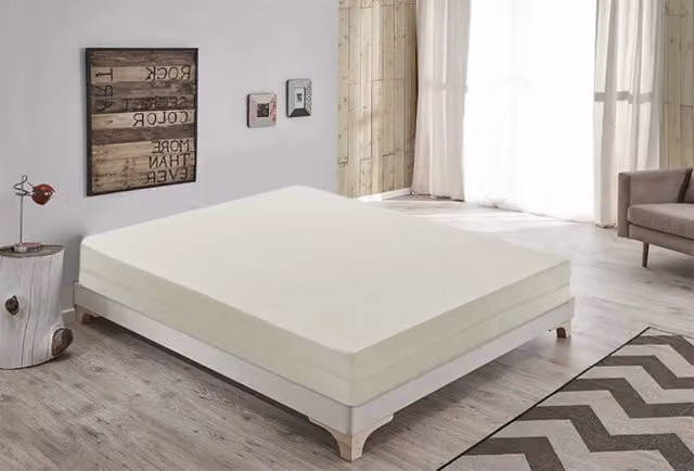 Materasso Matrimoniale MaterassieDoghe in Waterfoam con Gel, Antibatterico e Rivestimento Sfoderabile, Bianco, L/P/H: 160 x 190 x 14 cm