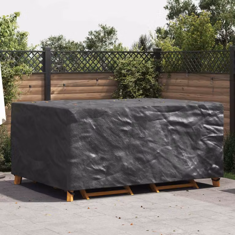 Copertura per mobili vidaXL impermeabile, colore nero, L: 240 cm, P: 160 cm, H: 100 cm