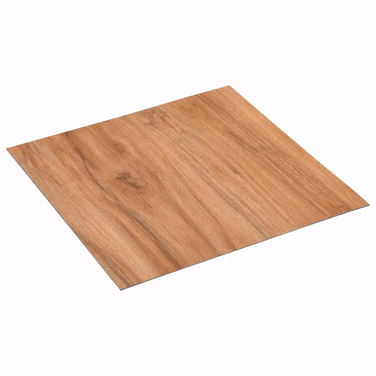 Plance per Pavimentazione Autoadesiva vidaXL Effetto Legno, Beige e Marrone, L: 30,5 cm x P: 30,5 cm, H: 1,86 cm