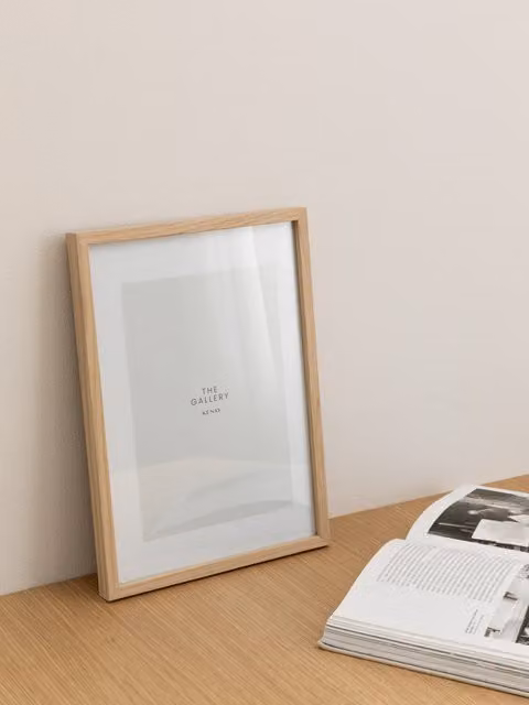 Cornice Elma in rovere marrone Kenay Home L: 21 cm, H: 30 cm