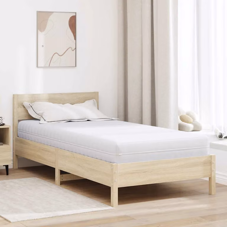 vidaXL Materasso con Molle Insacchettate Bianco L 90 cm x P 200 cm, Altezza: 20 cm
