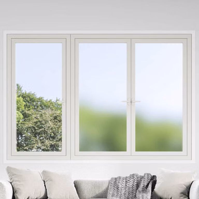 Set di 5 pellicole statiche smerigliate grigie e trasparenti in PVC per finestre vidaXL