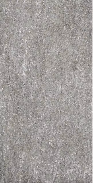 Piastrella in gres porcellanato Fortunato effetto stone look colore antracite, superficie strutturata R10, L 30 cm x P 60 cm