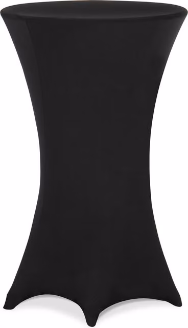 Copritavolo elastico in poliestere ed elastan colore antracite Ø 70 cm con tecnologia Detex
