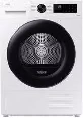 Asciugatrice Samsung DV80DG52B0AEET Crystal EcoDry con Pompa di Calore, 8 kg, Classe C, Bianco, H 85 x L 60 x P 60 cm