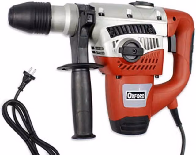 Trapano Tassellatore Martello Demolitore Trade Ox Rosso 1050W SDS Max con Funzione Rotazione e Percussione
