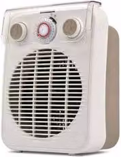 Termoventilatore Ardes Chronos 2000W con Timer e Termostato, Bianco e Marrone