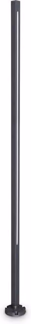 Lampada da giardino a palo Ideal Lux Jedi LED 25W IP65 colore nero e grigio