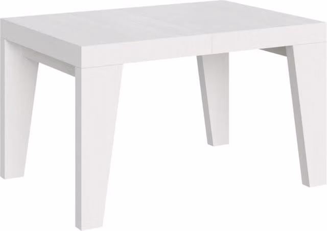 Tavolo allungabile rettangolare Itamoby Naxor bianco frassino L: 140 cm, P: 90 cm, H: 77 cm