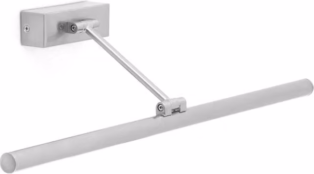 Applique da interno Magritte 3 di Faro Barcelona in alluminio colore argento con luce LED calda e design regolabile