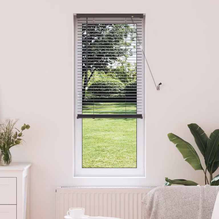 vidaXL Tenda Veneziana Grigio Argento L: 150 cm, P: 50 cm, PVC semi-trasparente
