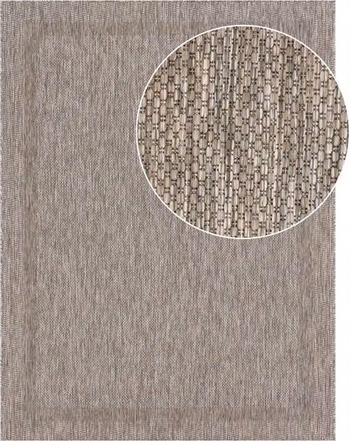 Tappeto Romana beige per interni ed esterni, L: 80 cm, P: 150 cm