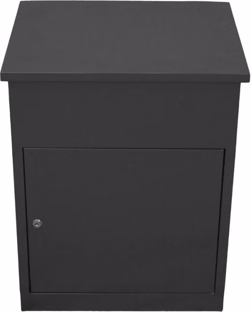 Cassetta Postale per Pacchi Smart Paketbox MONSTER SHOP in Acciaio Nero L: 58 cm, P: 46 cm, H: 36 cm