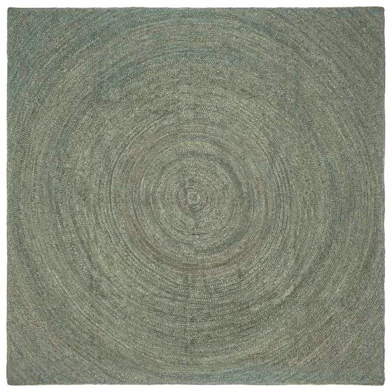 Tappeto in juta vidaXL verde per area living, L 200 cm x P 200 cm