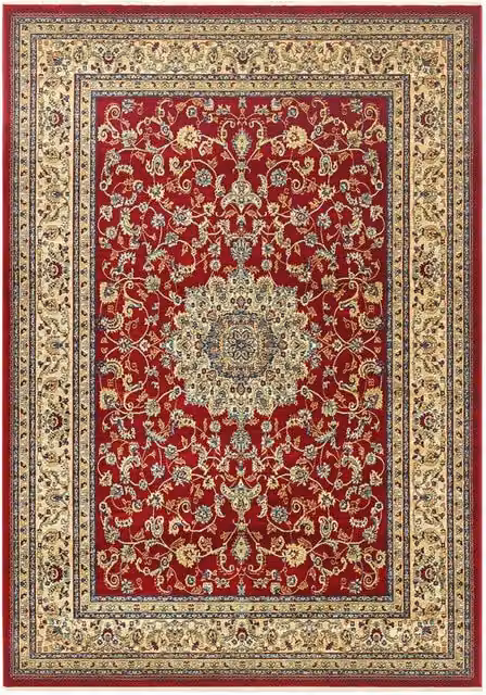 Tappeto Pierre Tappeti KAZAKH 2154 stile orientale persiano rosso e beige L: 160 cm, P: 240 cm