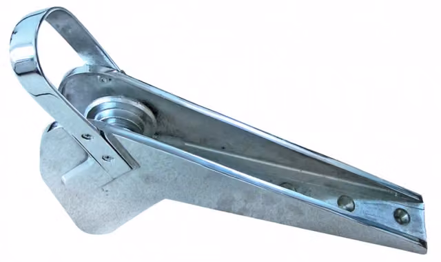 Musone di prua Ebricowill in acciaio inox lucido color argento 480 mm