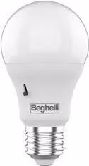 Lampadina LED a goccia Beghelli SAVING 58133, Attacco E27, 15 W, 1500 lumen, Bianco CCT