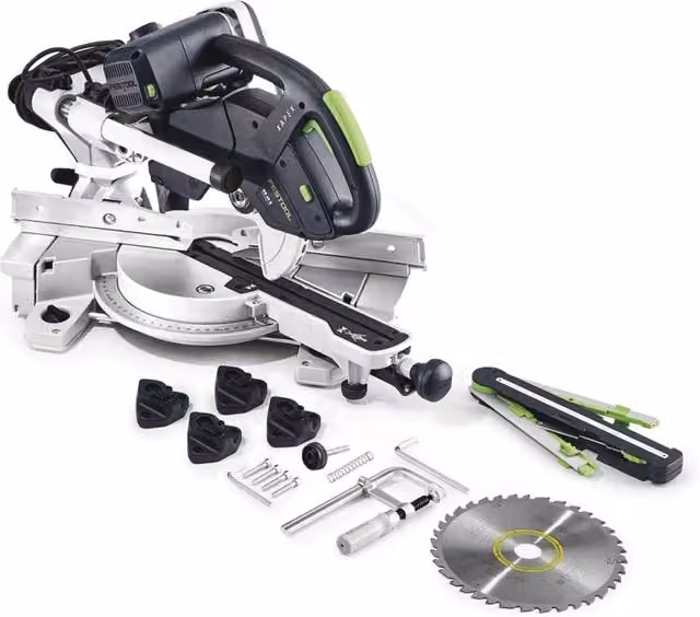 Troncatrice Festool KS 60 E-Set da banco 1200W grigia