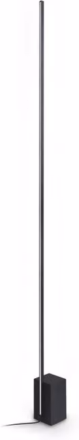 Lampada da terra LED Essence Ideal Lux, luce naturale, nera, dimmabile, H: 160.5 cm