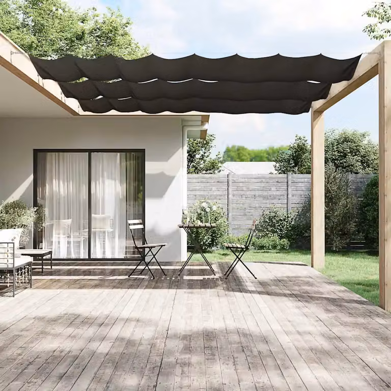 Copertura per balcone vidaXL in tessuto Oxford antracite L: 1200 cm, H: 180 cm