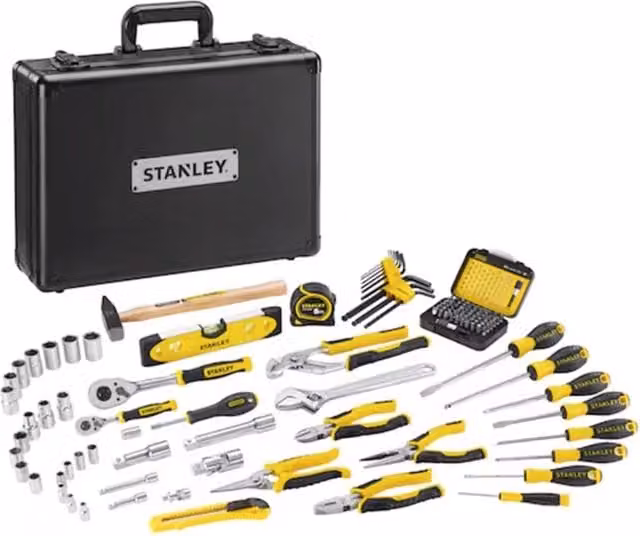 Kit di strumenti Stanley FatMax STMT72986 in alluminio nero, 119 pezzi