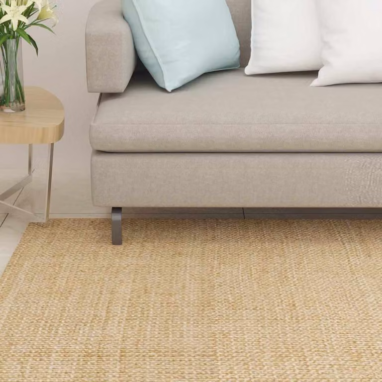 vidaXL Tappeto rettangolare in sisal naturale beige e marrone L: 200 cm, P: 100 cm