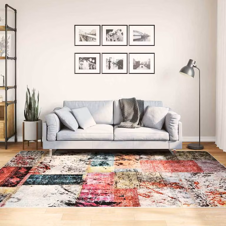 Tappeto Patchwork Lavabile vidaXL Multicolore L: 160 cm x P: 230 cm