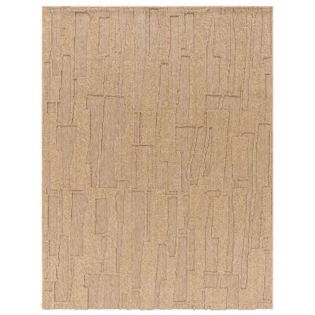 Tappeto Bali per interni ed esterni con effetto alto-basso, design geometrico minimalista, L: 150 cm, P: 80 cm
