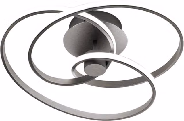 Plafoniera LED Diva Gealuce in alluminio e silicone opale, Dimmerabile, Luce Bianca Calda 3000K, 42W