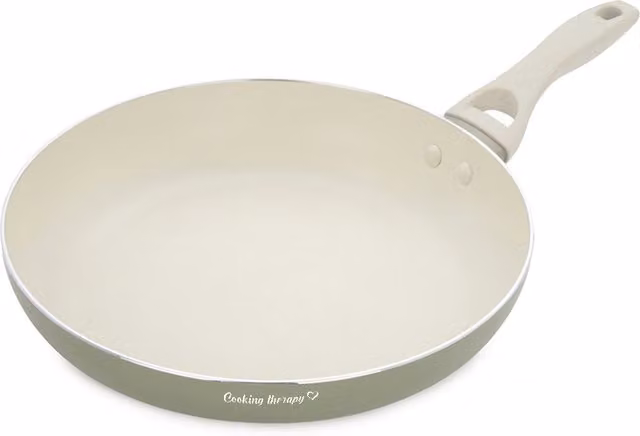 Padella antiaderente Kasanova Cooking Therapy in ceramica e alluminio, colore verde avocado, diametro 28 cm