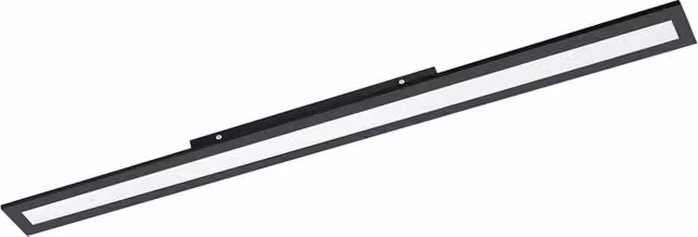 Plafoniera Moderna Eglo Salobrena-Z in Alluminio Nero con Luce LED Integrata da 33,5W