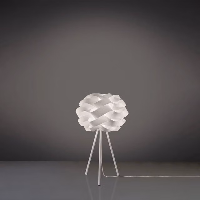 Lampada da scrivania moderna Cloud Polilux Linea Zero bianca in metallo e plastica con attacco E27