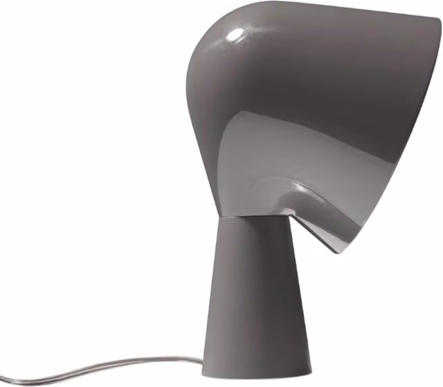 Foscarini Binic Lampada da tavolo LED multicolore e grigia con paralume a cupola