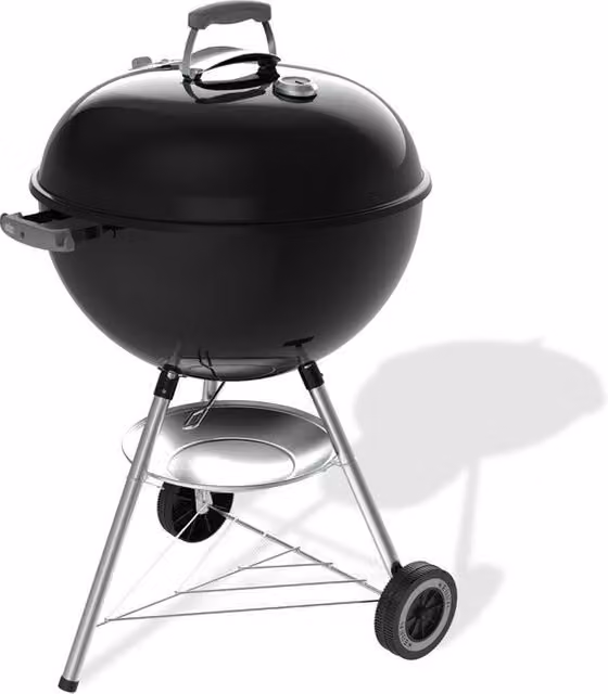 Barbecue a carbonella Weber Original Kettle ø 57 cm in acciaio smaltato nero con termometro integrato