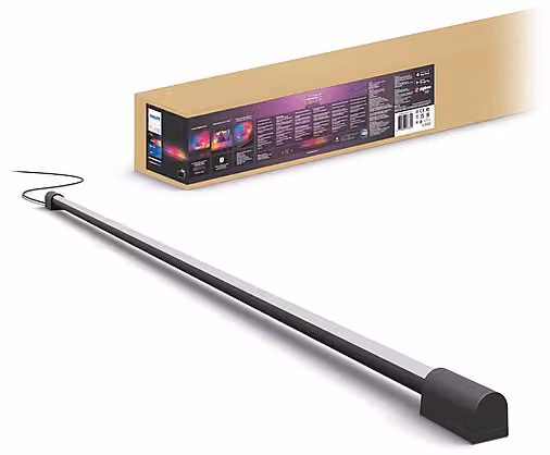Philips Hue Play Gradient Light Tube LED Smart Dimmerabile Multicolore Nero H: 137,7 cm