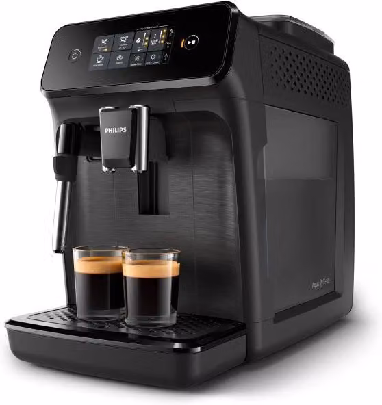 Philips 1200 Serie EP1220/00 Macchina da Caffè Automatica con Display Touch, Colore Nero