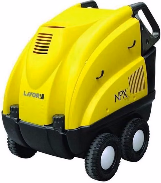 Idropulitrice a caldo Lavor NPX1211XP, 120 bar, 3200 W, 660 l/h, colore Nero e Giallo