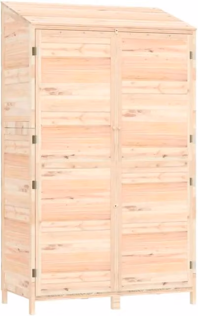 Casetta da giardino rustica in legno di abete marrone L: 102 cm, P: 52 cm, H: 174,5 cm