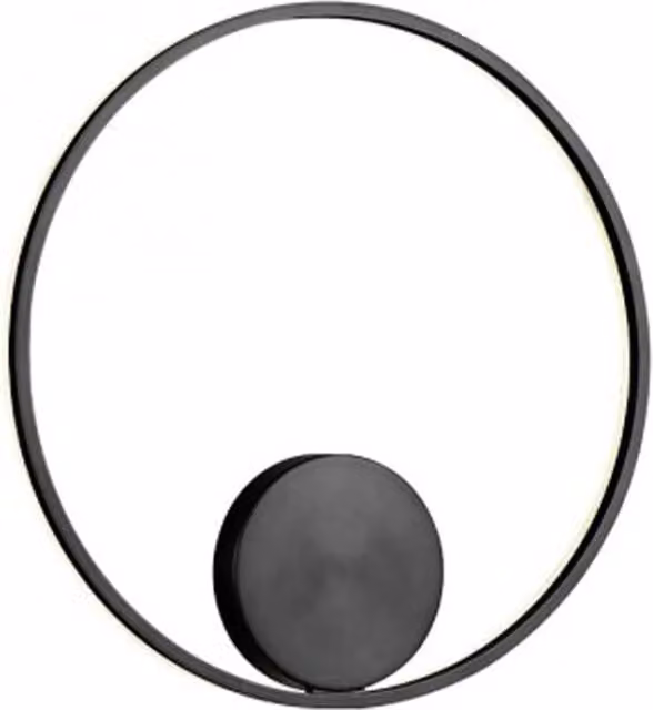 Plafoniera e applique a luce indiretta Redo Group Orbit LED dimmabile in metallo, disponibile nei colori bianco, bronzo o nero