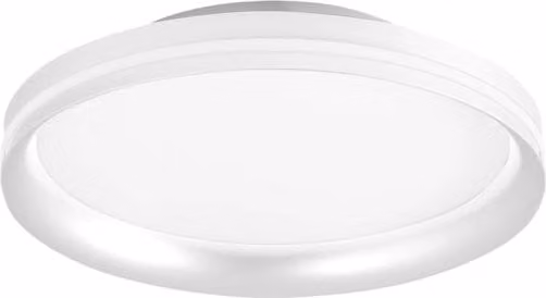 Isy Fabas Luce Applique da soffitto moderna in alluminio con LED integrato da 42W, colore bianco, IP20