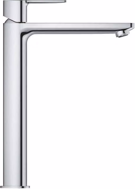 Rubinetto per lavabo Grohe Lineare con getto laminare cristallino, finitura cromata lucida, Altezza: 31.3 cm