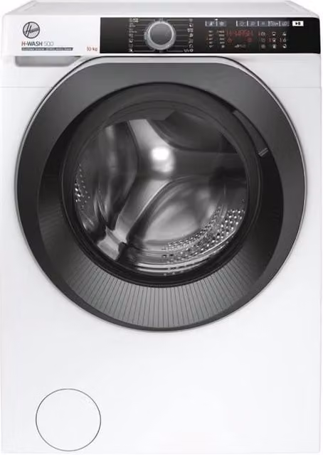 Lavatrice Frontale Hoover H-Wash 500 HWE 410AMBS-1-S 10 Kg 1400 rpm Classe A Inverter Vapore Wi-Fi Bianco L/P/H: 60 x 59 x 85 cm