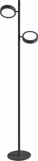 Piantana LED Gea Oculus bianca con luce calda regolabile e dimmerabile