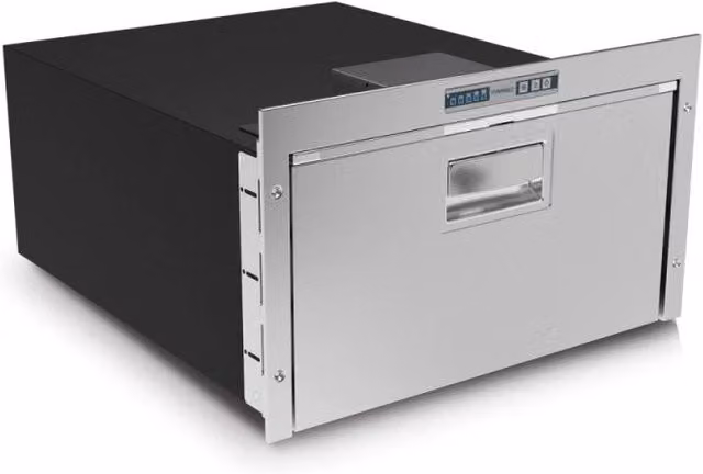 Congelatore da incasso Vitrifrigo DW35 BTX OCX2 color argento con compressore e finitura in acciaio inox
