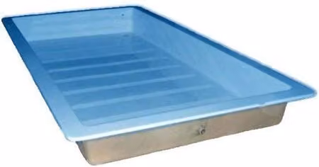 Vasca Lavapiedi Astralpool in Poliestere Colore Bianco e Azzurro