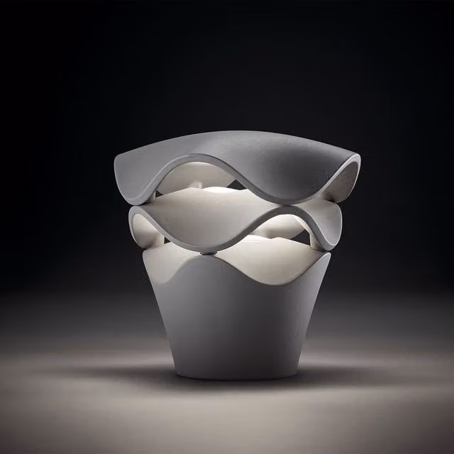 Lampada da esterno a palo Bover Cornet Palo LED dimmabile colore grigio