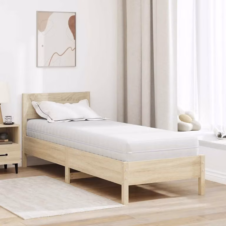 vidaXL Materasso con Molle Insacchettate e Strato di Cocco, Bianco, L 80 cm x P 200 cm, Altezza: 20 cm