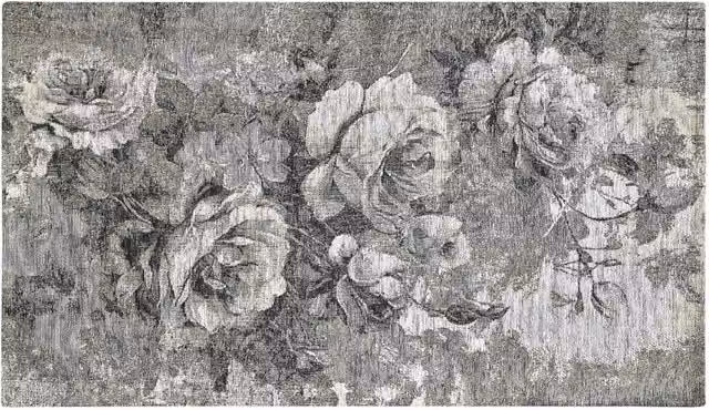 Tappeto Arredo Rose By Suardi Grigio con Motivo Floreale Antiscivolo e Lavabile L: 175 cm, P: 240 cm